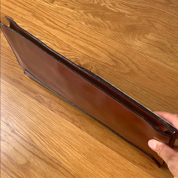 Vintage leather clutch Made in Italy - Picture 13 of 14